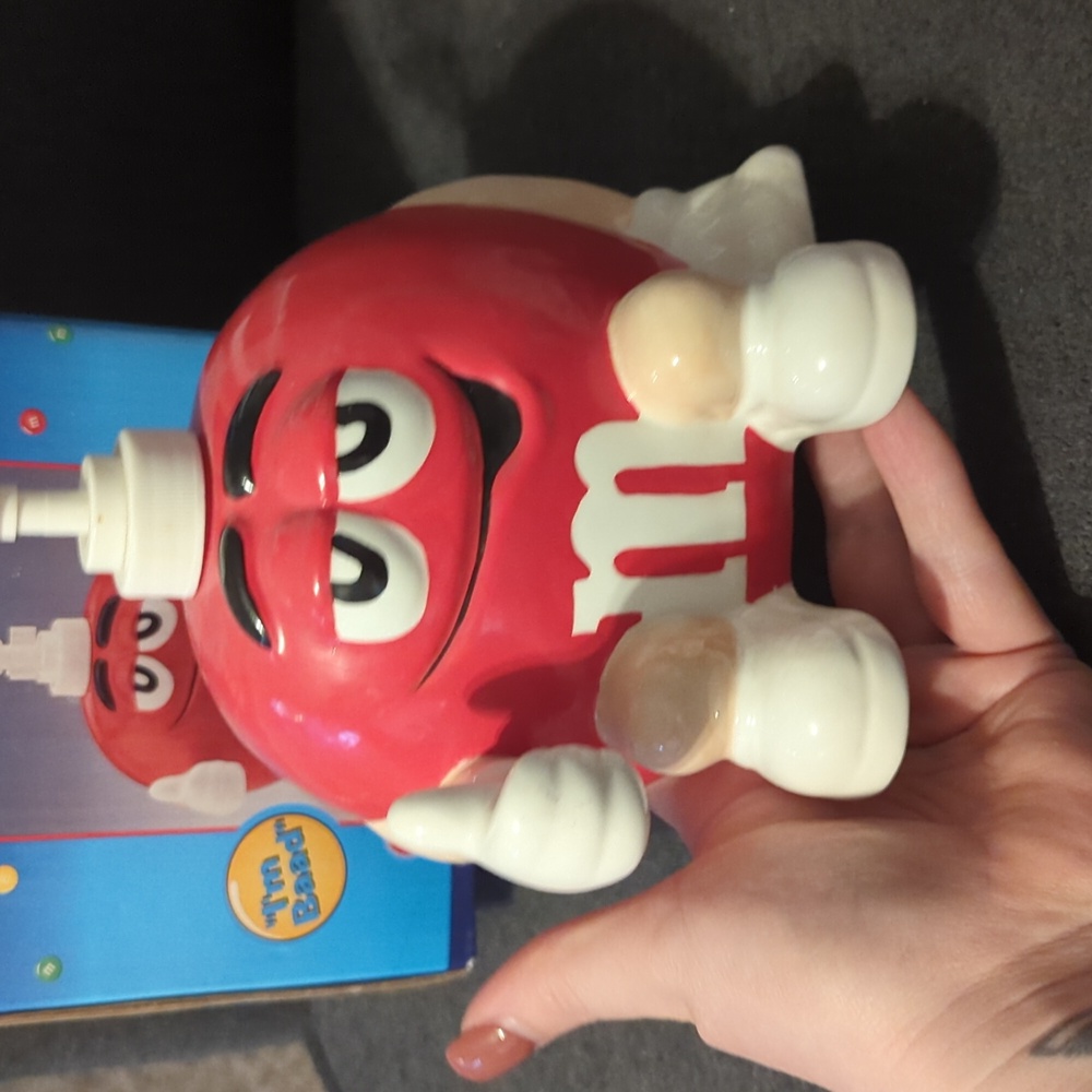 Red M&M's Soap dispenser 1999